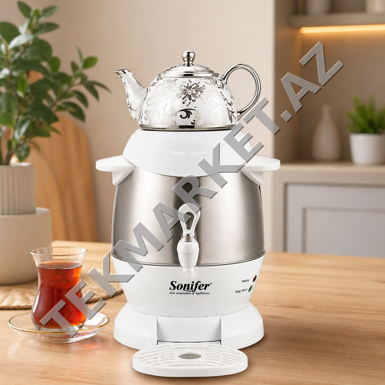 SONİFER ELEKTRİKLİ SAMOVAR SF-2039