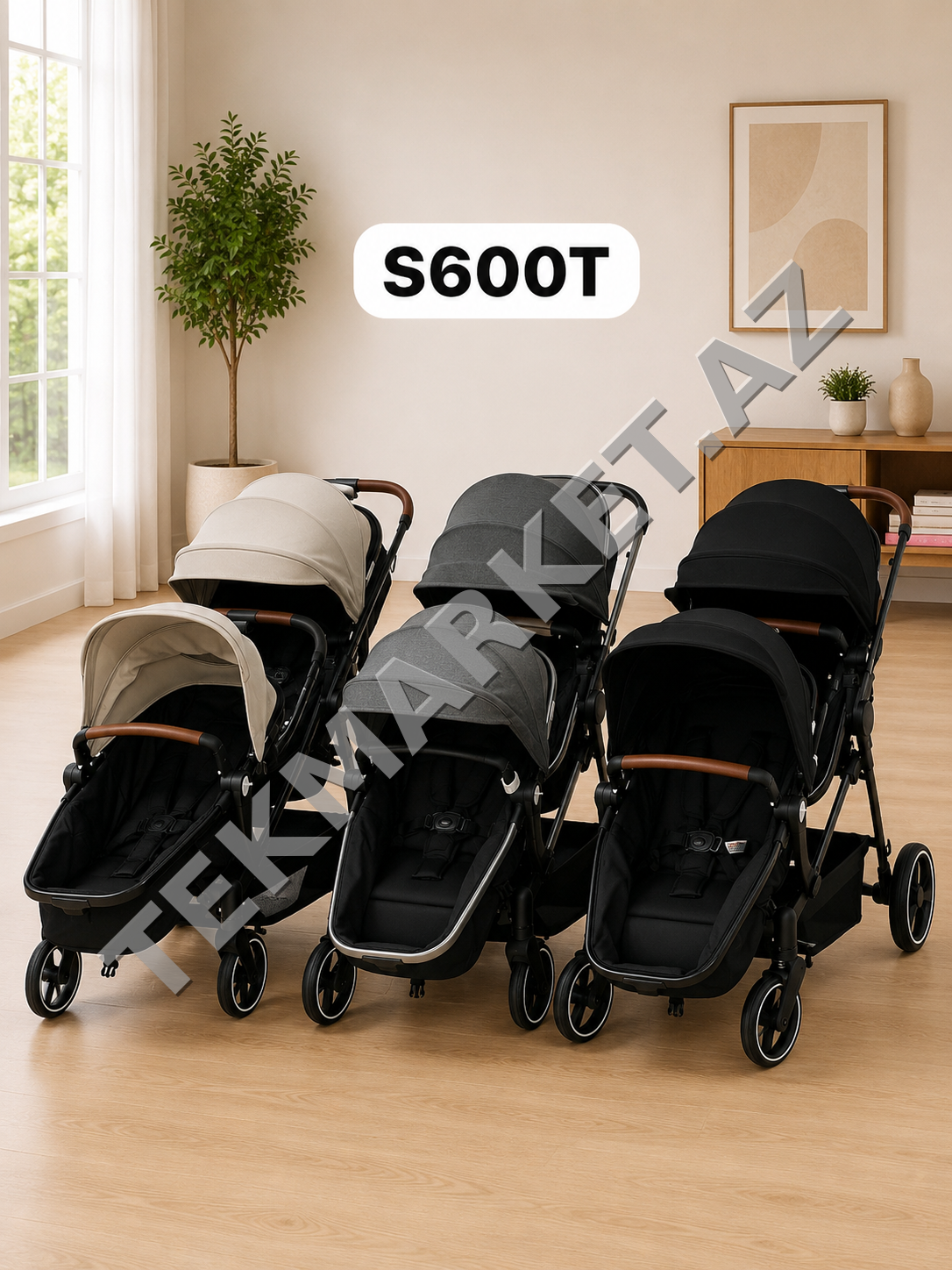 Ekiz uşaq arabası_S600T