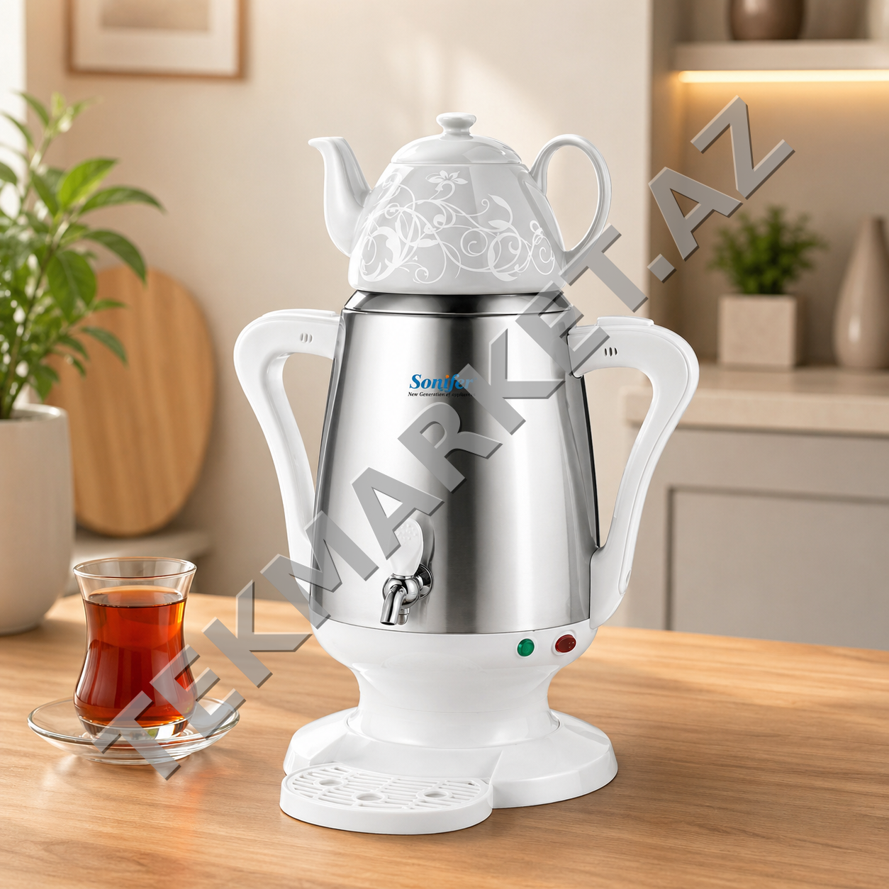 SONİFER ELEKTRİKLİ SAMOVAR SF-2022