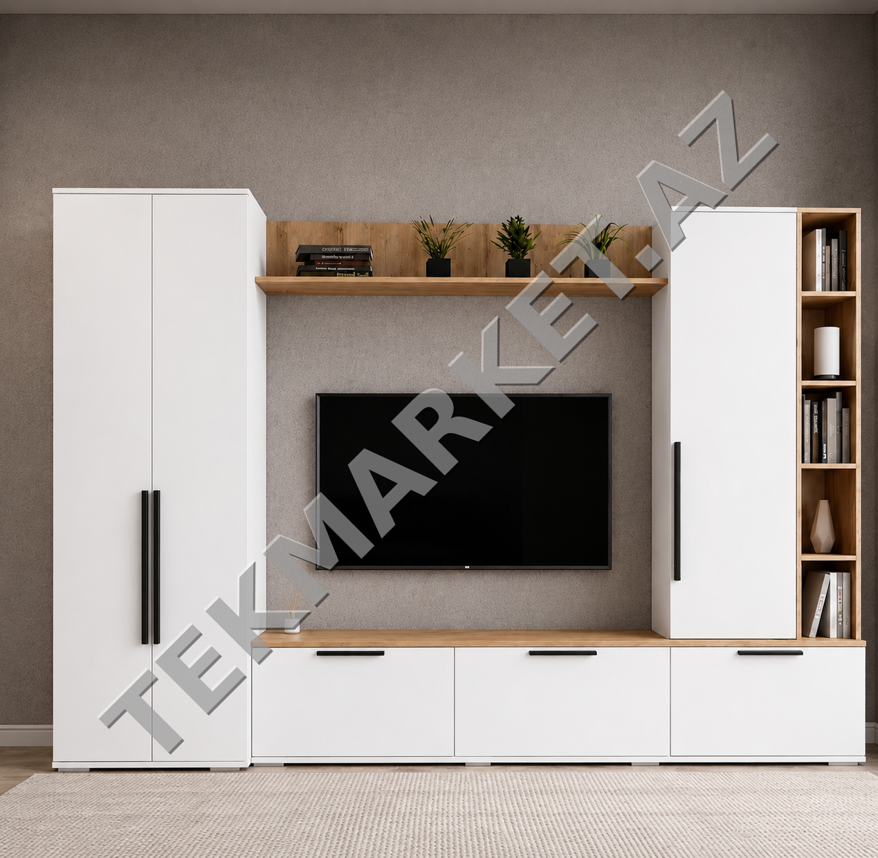 Tv stend_38_Bəyaz