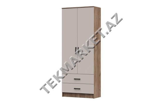 2 qapı 2 çəkməcəli dolab